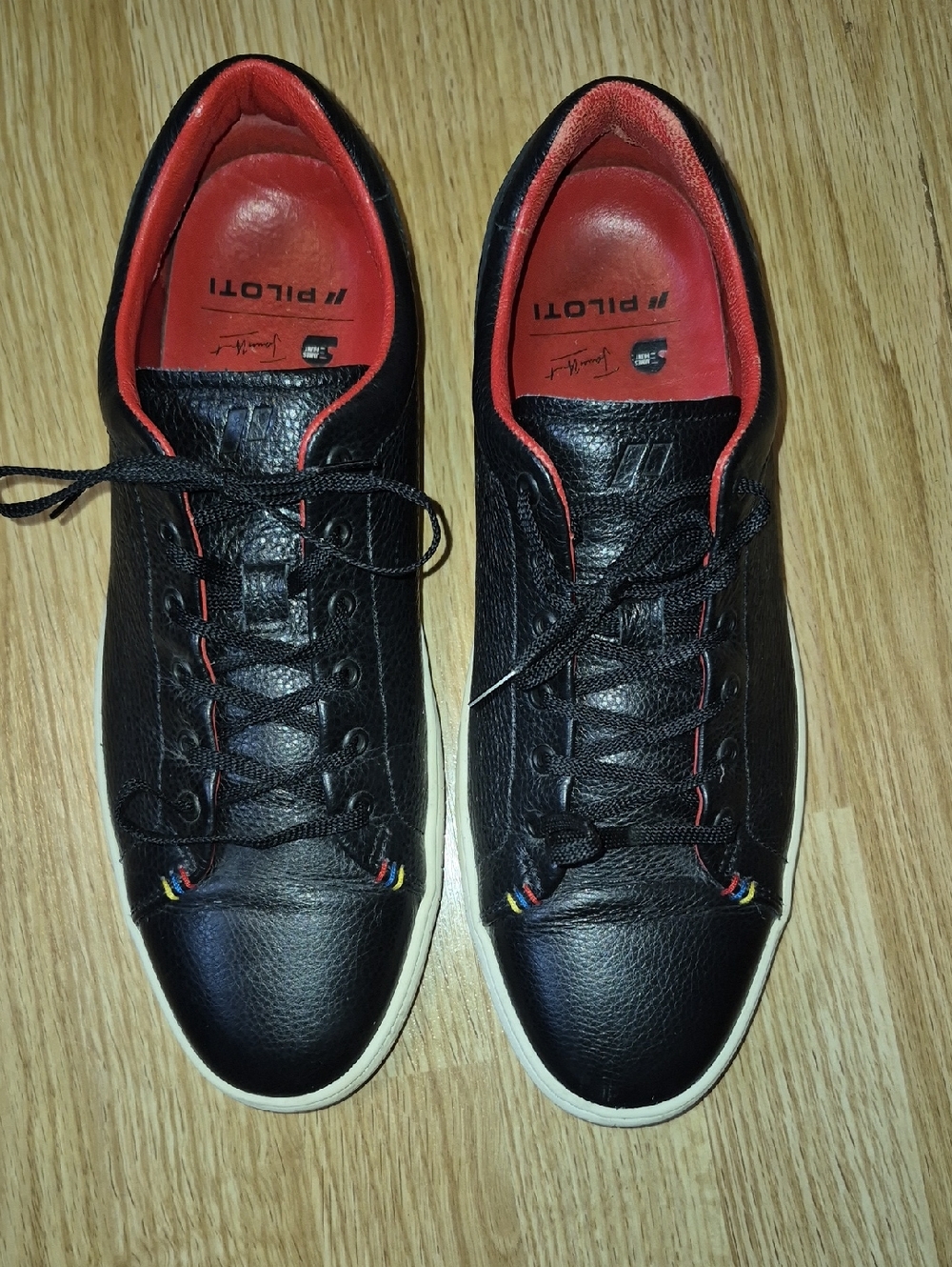 Men’s Leather Piloti From James Hunt Collection Driving Shoes Size 10.5